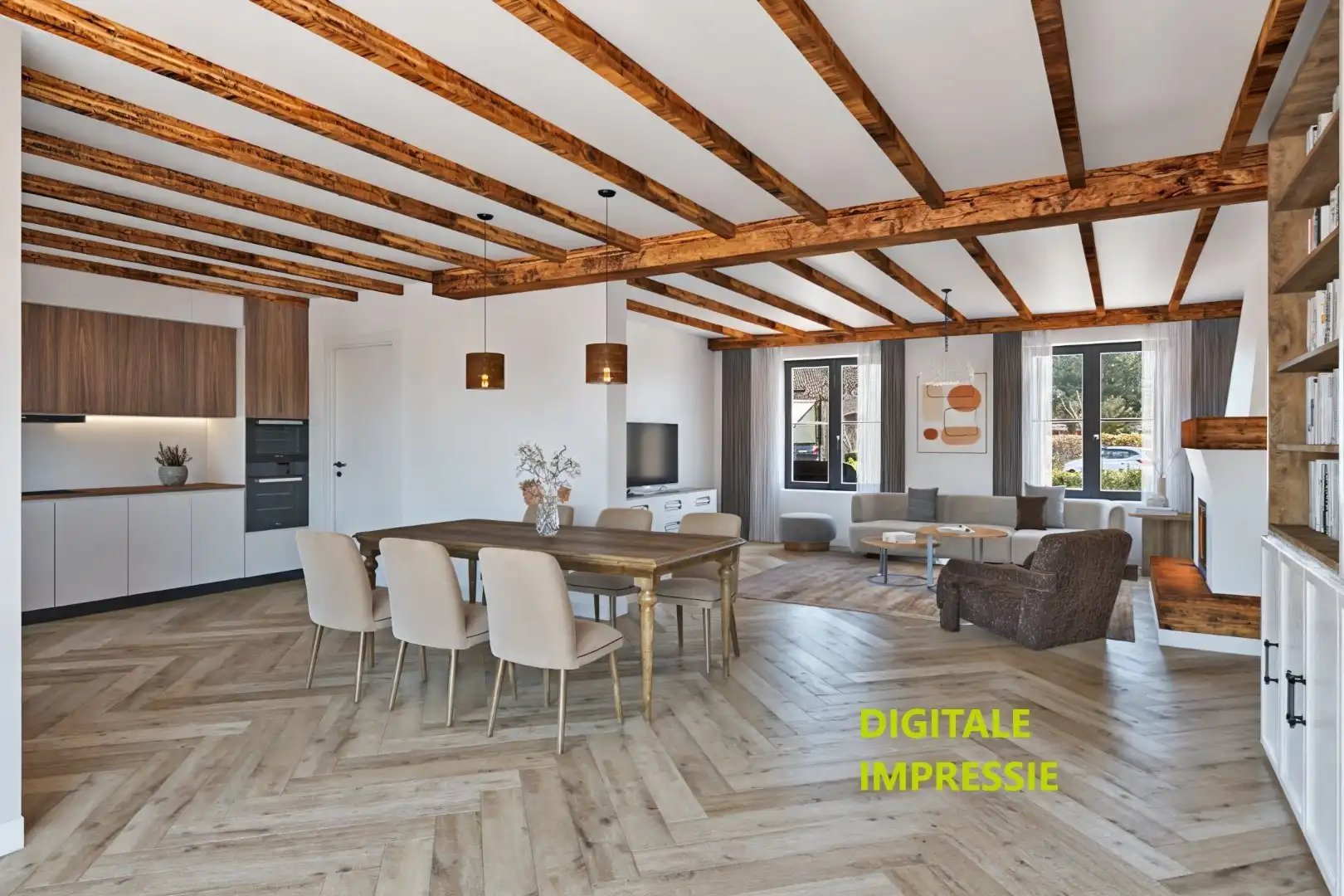 Onderkelderde woning met 4 slpks op 899 m² in een doodlopende straat te OLV Olen ! foto 4