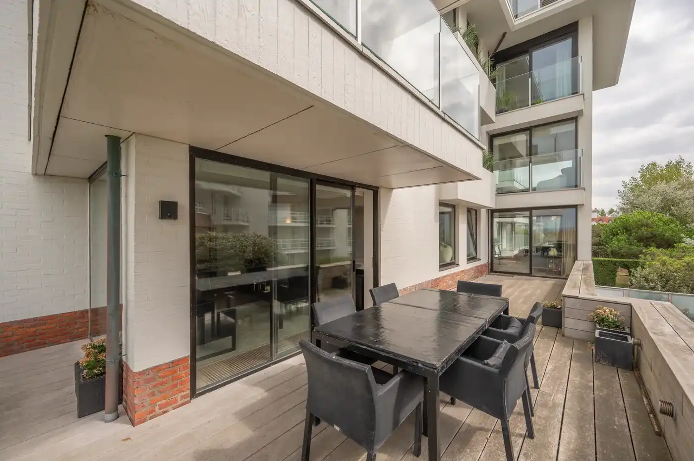 Royaal villa-appartement met frontaal zeezicht, aan de Wandeldijk in het Zoute foto 26