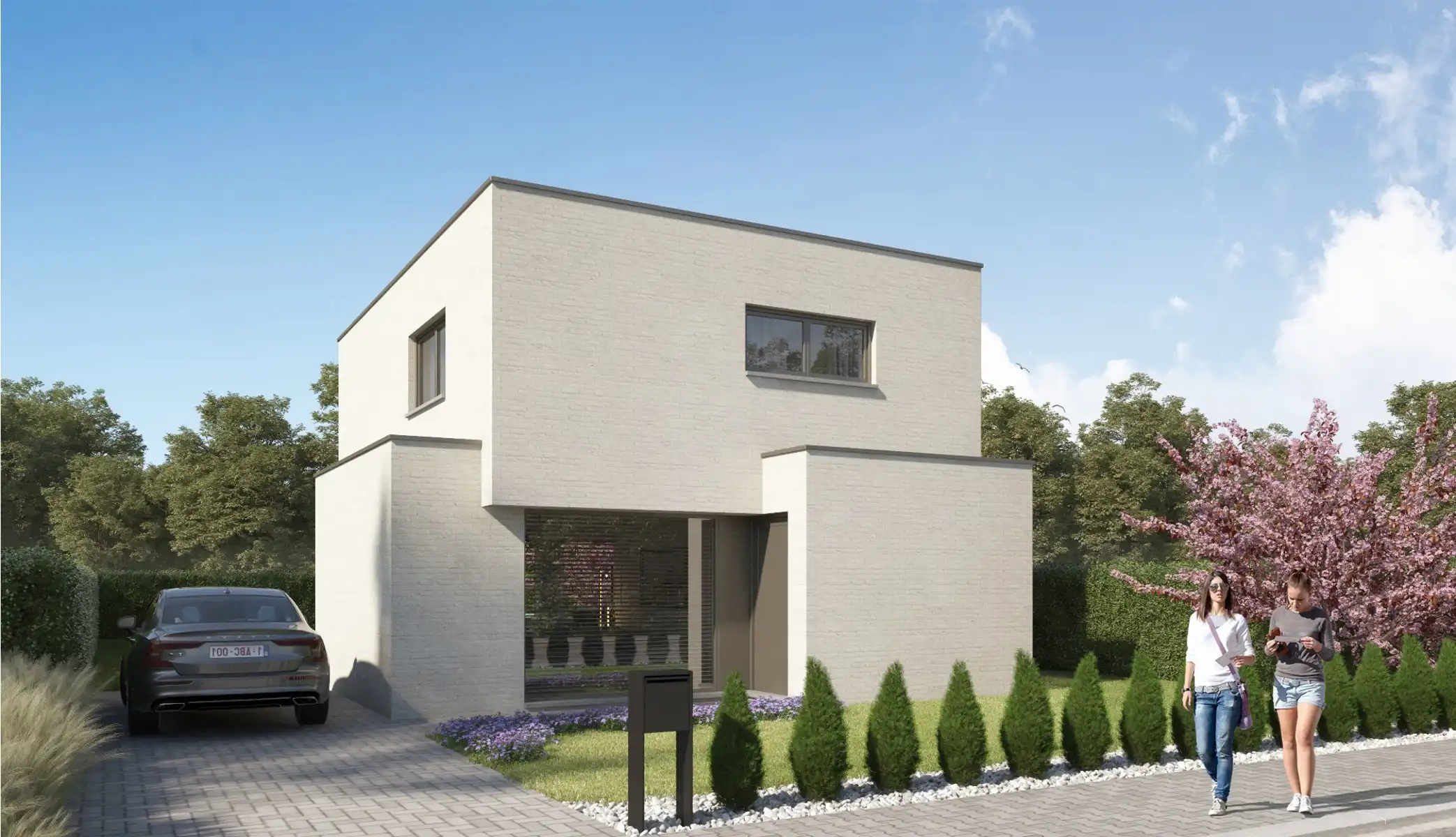 Moderne, vrijstaande woning foto {{pictureIndex}}