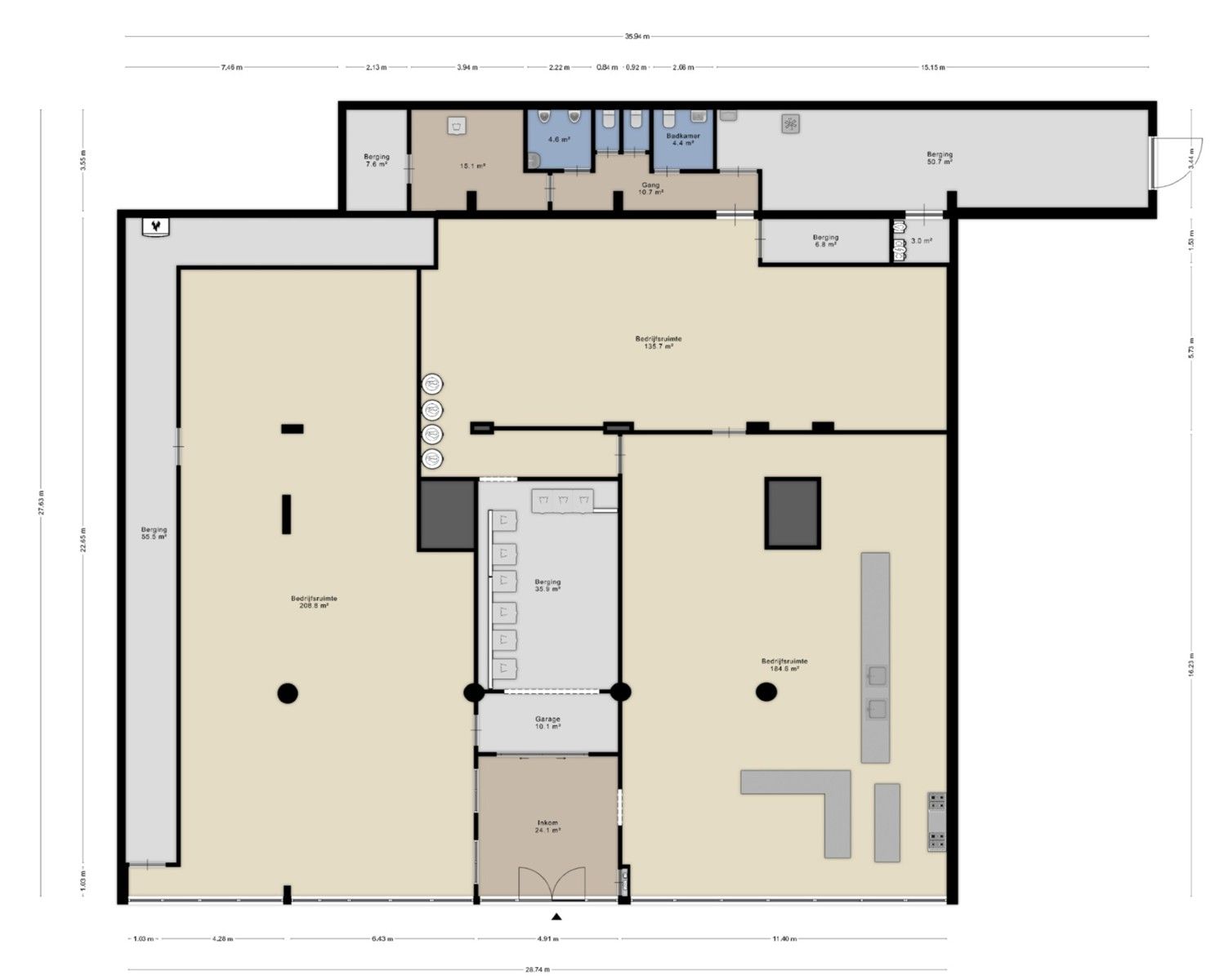 Handelspand 760 m² te huur in SeaRena Oostende foto 2