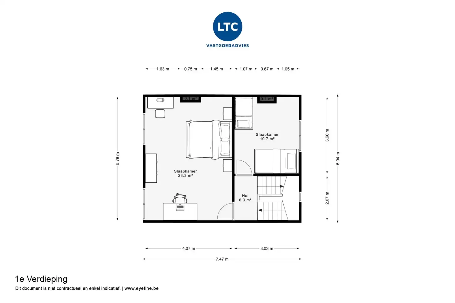 Op te frissen rijwoning op de Tiense stadsrand met tuin en 2 parkeerplaatsen foto 29