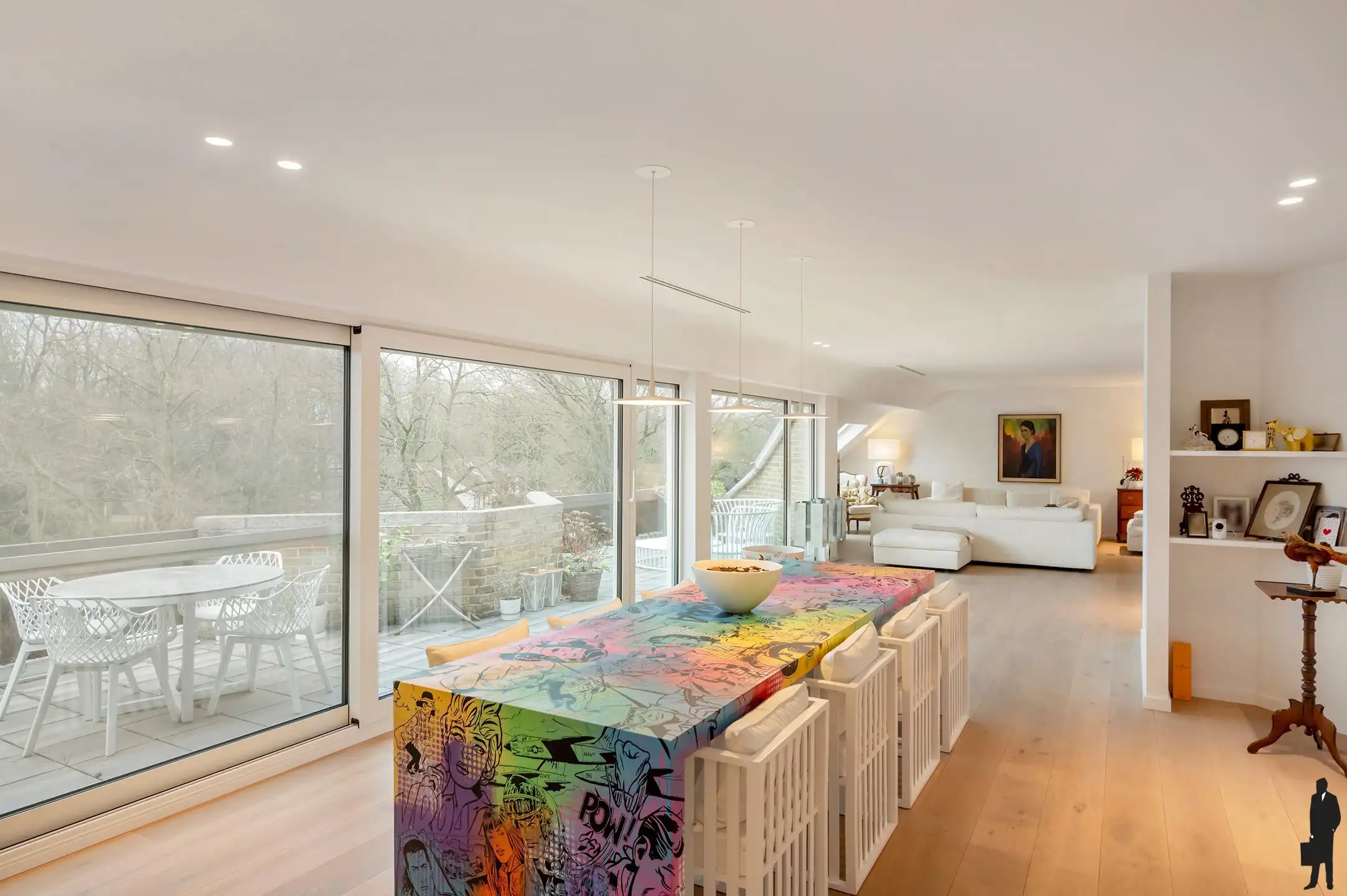 Uitzonderlijk luxueus dakappartement foto 4