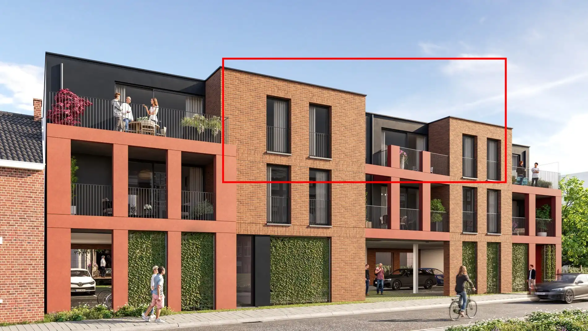 PENTHOUSE - Nieuwbouw - vlakbij de GROENLAAN ! foto {{pictureIndex}}