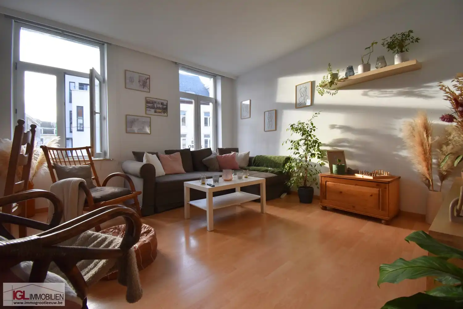 1-kamer appartement met groot terras te centrum Halle foto 2