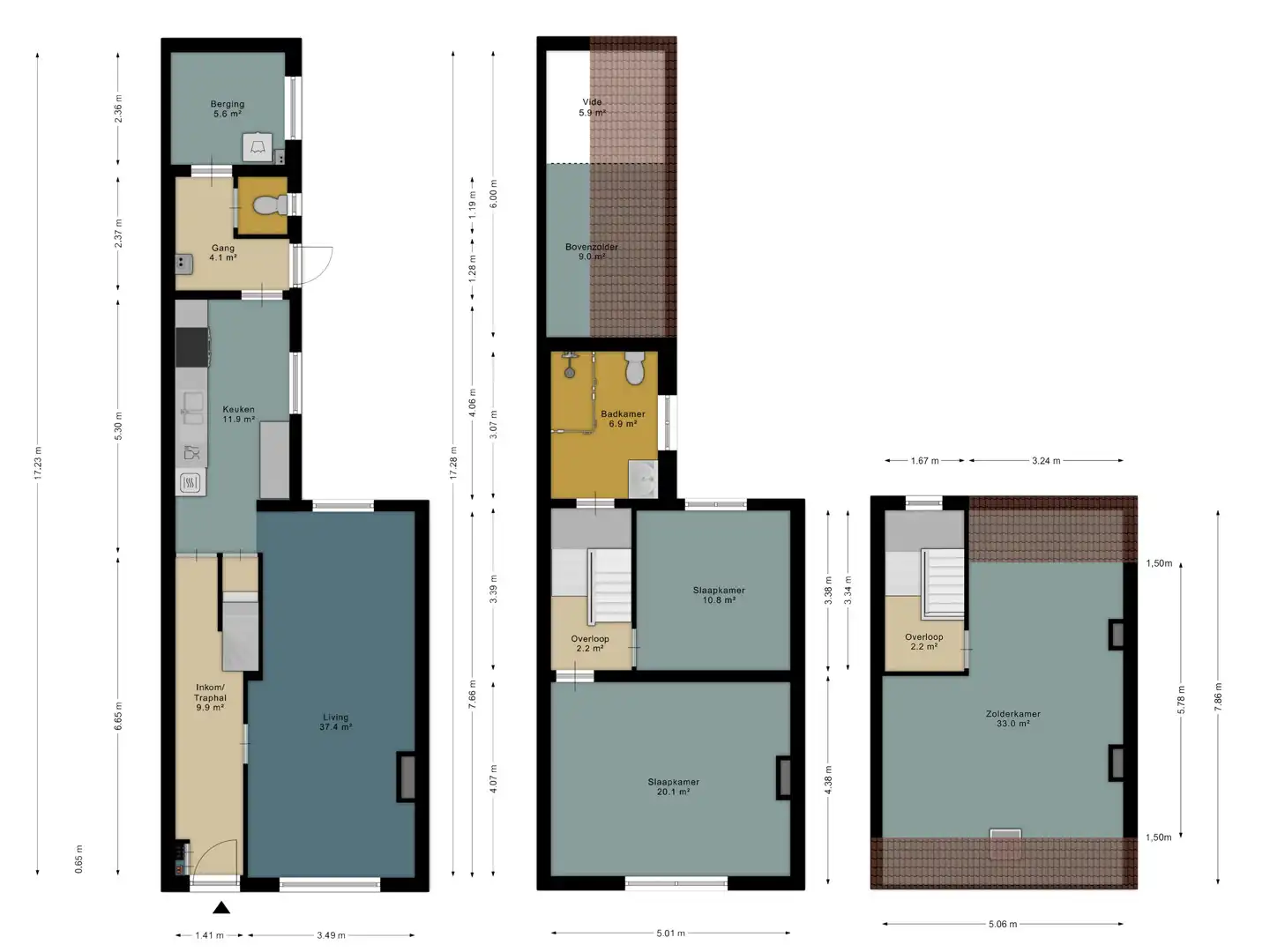 Te renoveren woning te koop in Merelbeke-Melle foto 25