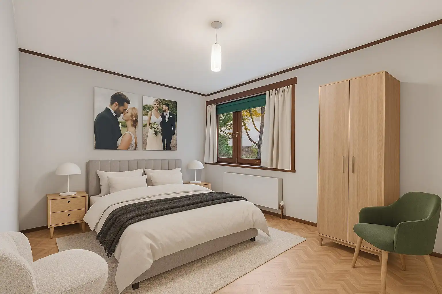 Gelijkvloers 2 slaapkamer-appartement op een topligging in Merelbeke foto 13