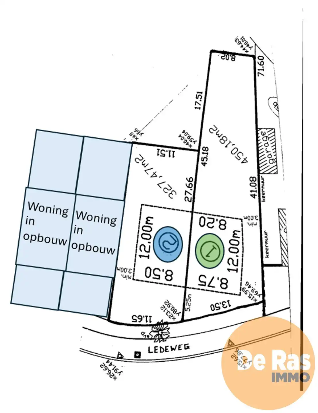 ERPE - LOT 2 Bouwgrond voor half open bebouwing foto 3