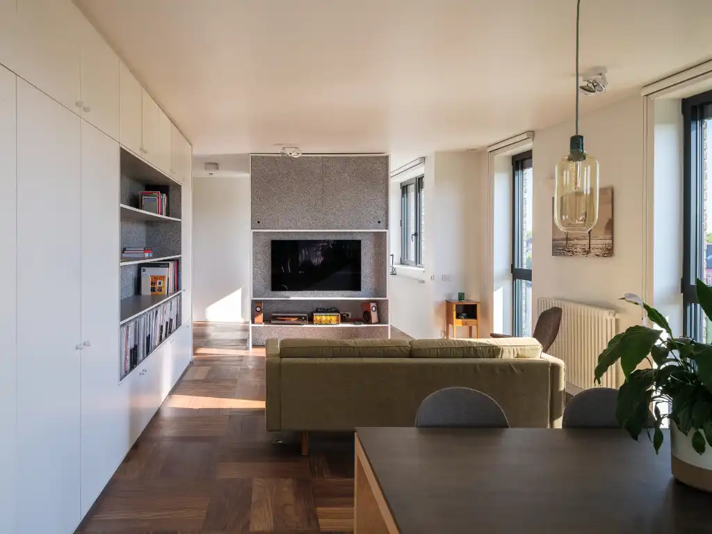 Stijlvol appartement met dakterras, waterzicht en EPC A-score nabij het centrum van Gent. foto 2