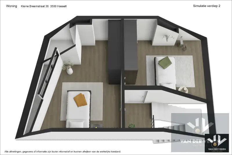 Ruime en goed gelegen te moderniseren rijwoning met gezellige binnekoer, garage en/of atelier foto 35