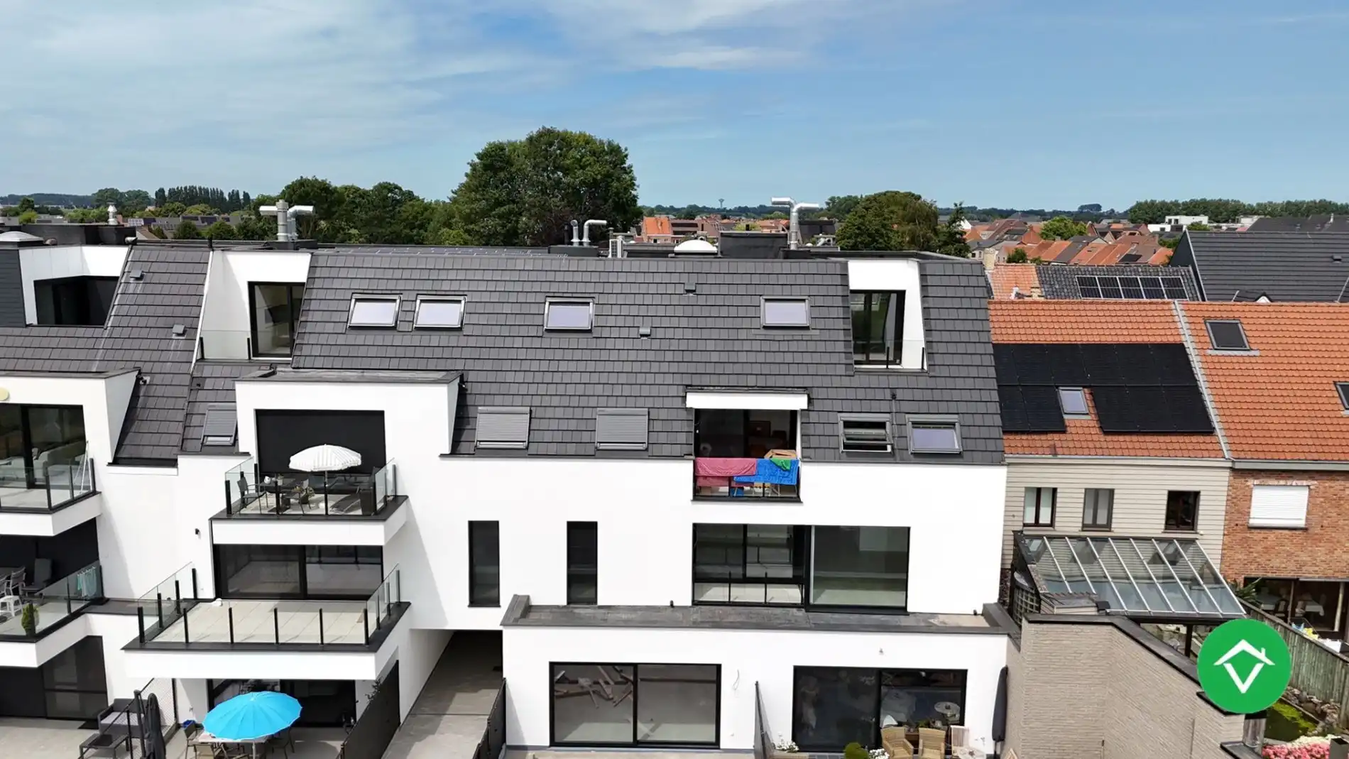 Uniek nieuwbouw appartement met 2 slaapkamers en veel zonlicht te Eernegem foto 30