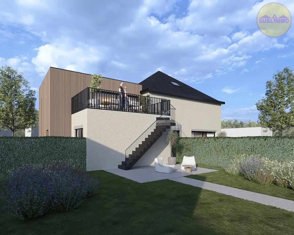 Ruim en energiezuinig duplexappartement met 3 slaapkamers en grote tuin in Veerle-Laakdal foto 5