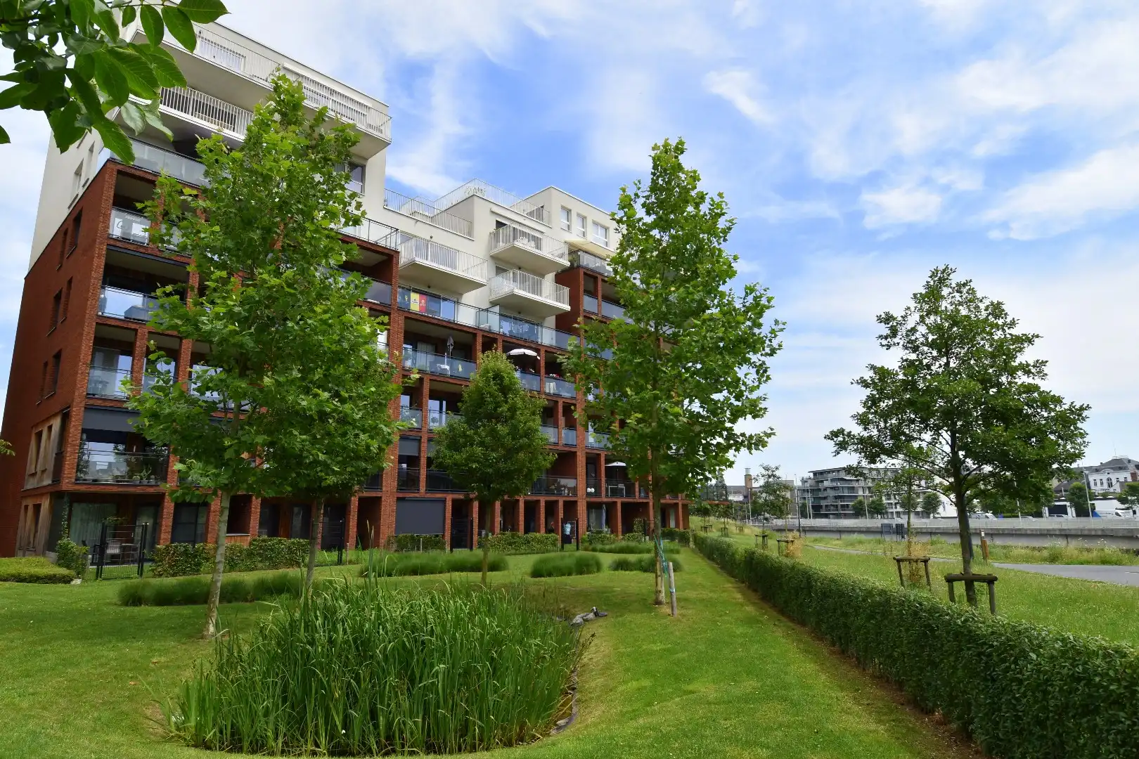 Prachtig 2-slaapkamerappartement (BJ 2021) met zicht op de Leie te koop in Harelbeke foto 17