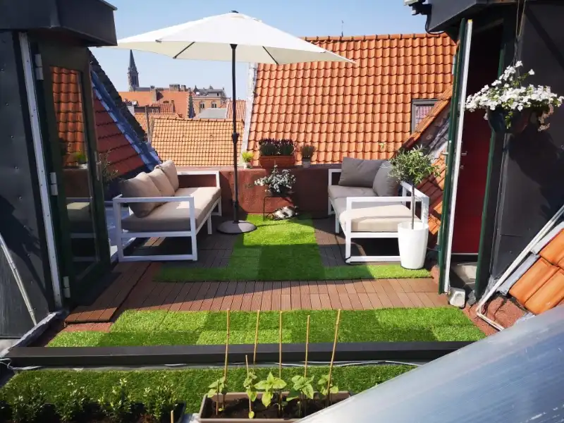 Comfortabel dakappartement met ruim terras te huur in Brugge foto 12