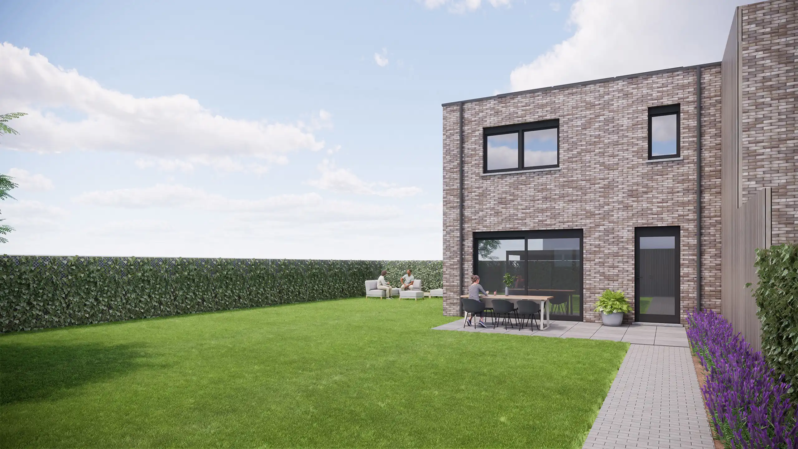 Vijf halfopen energieneutrale ééngezinswoningen in Wijchmaal foto 18