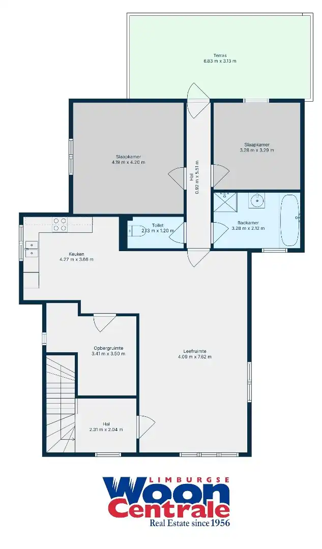 Instapklaar opbrengsteigendom of kangoeroewoning met twee ruime appartementen op perceel van 6a79ca foto 27