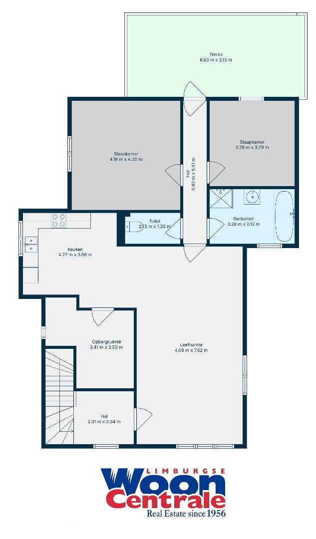 Instapklaar opbrengsteigendom of kangoeroewoning met twee ruime appartementen op perceel van 6a79ca foto 27
