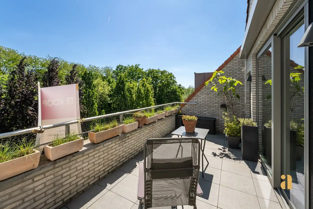 Uniek appartement met 2 terrassen én prachtig zicht foto 27
