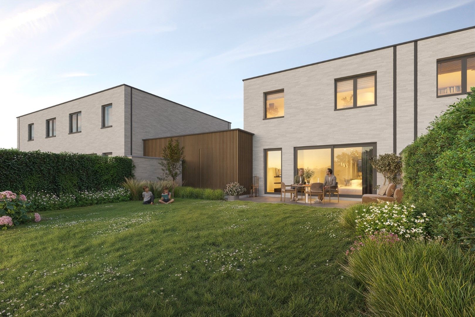 Halfopen bebouwing met 3 slpk’s en garage foto {{pictureIndex}}