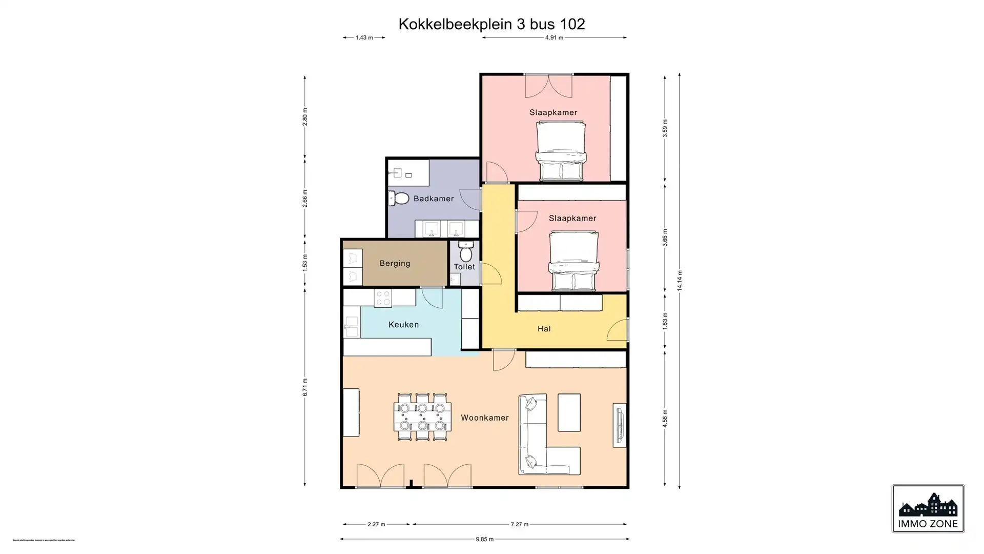Luxe appartement met garage in stadskern Sint-Niklaas foto 25