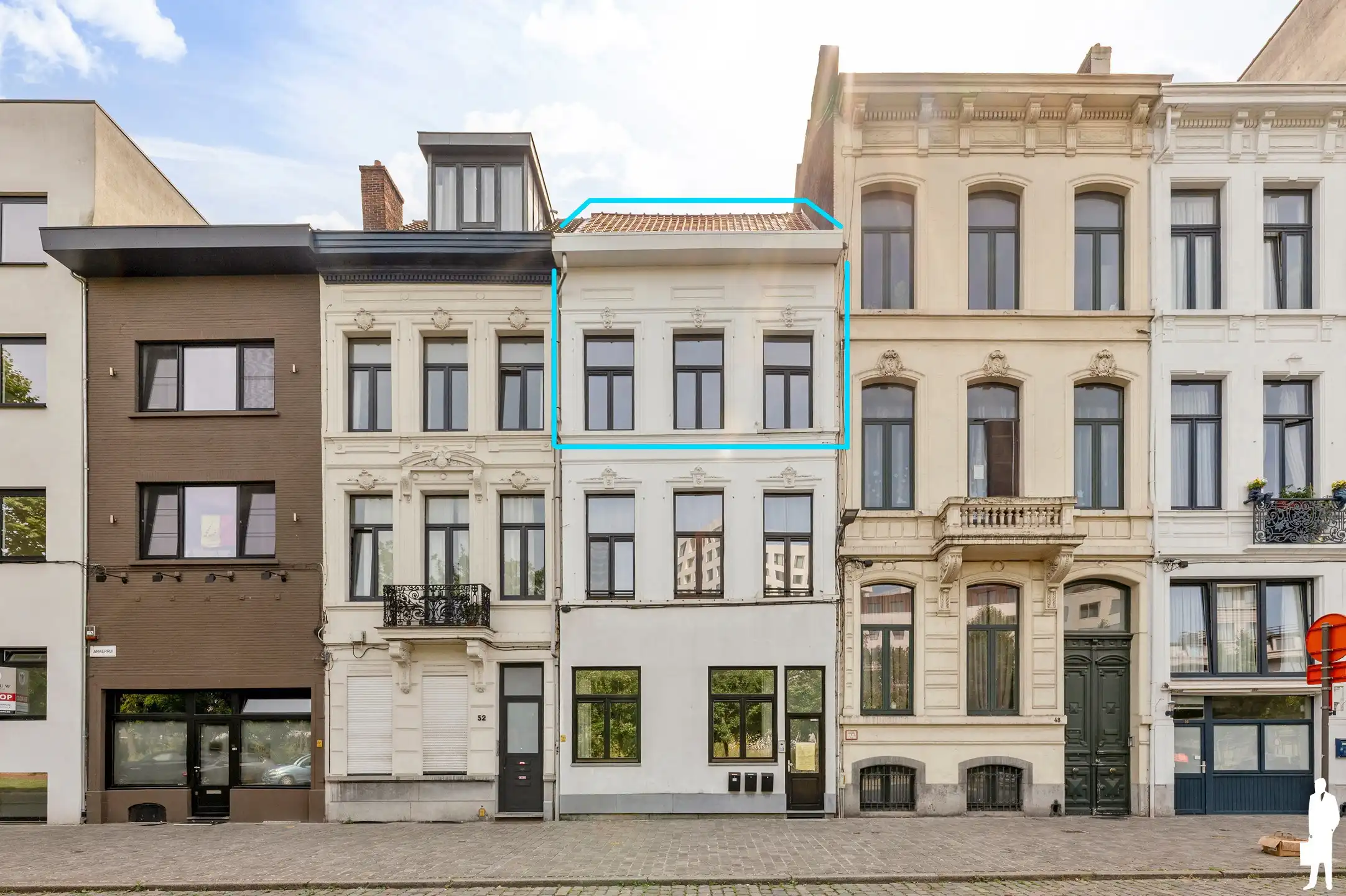 Lichtrijk duplexappartement met twee zonnige terrassen in hartje Antwerpen foto 20