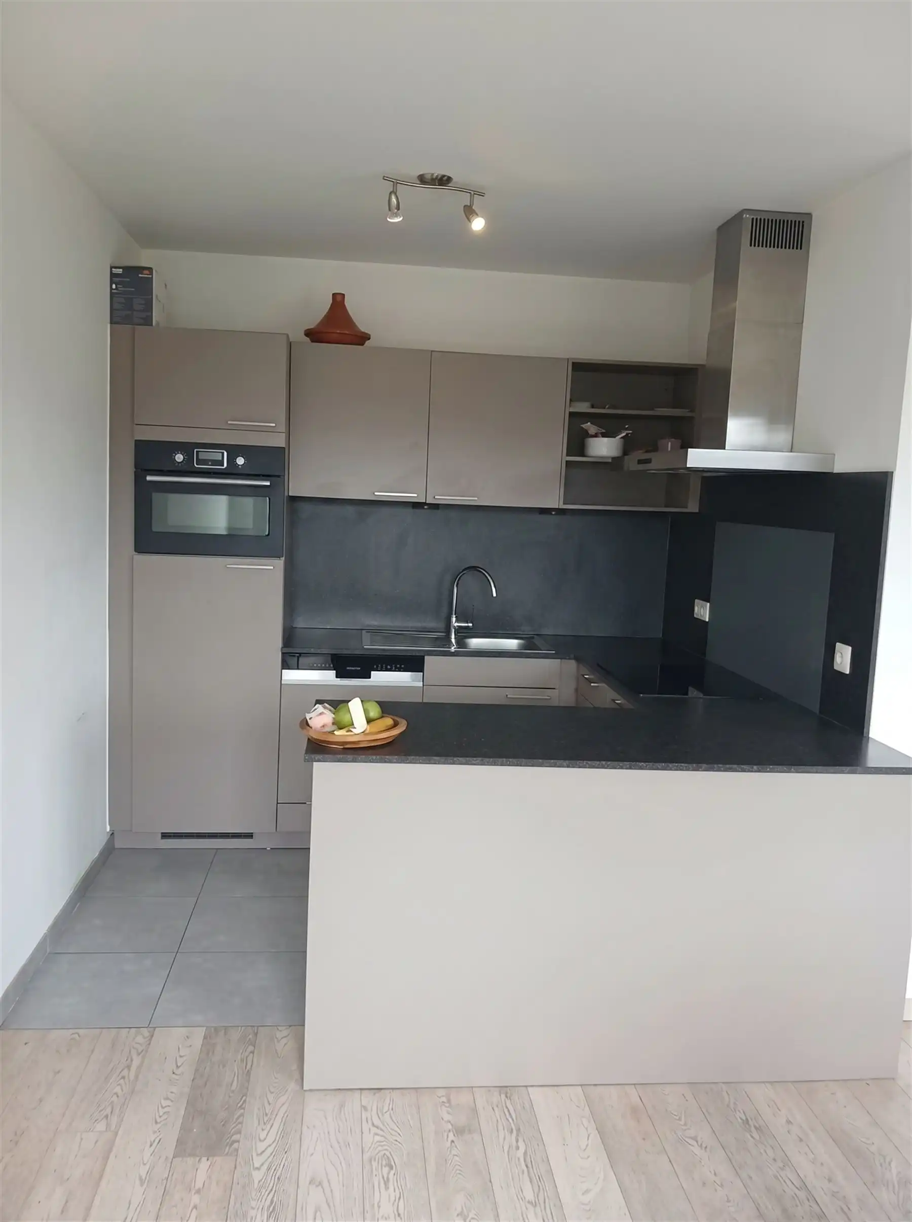 Ruim licht appartement met zicht op skyline van Brussel  foto 5
