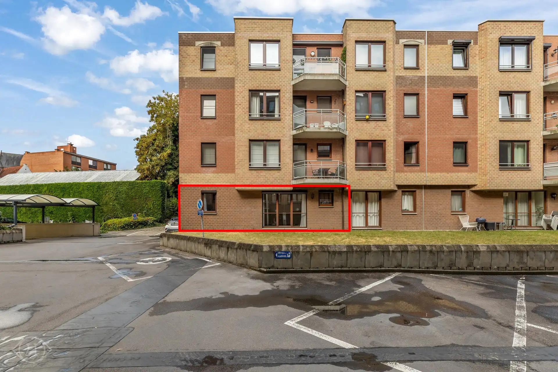 Hoofdfoto van de publicatie: Gelijkvloers 1-slaapkamerappartement in Leuven