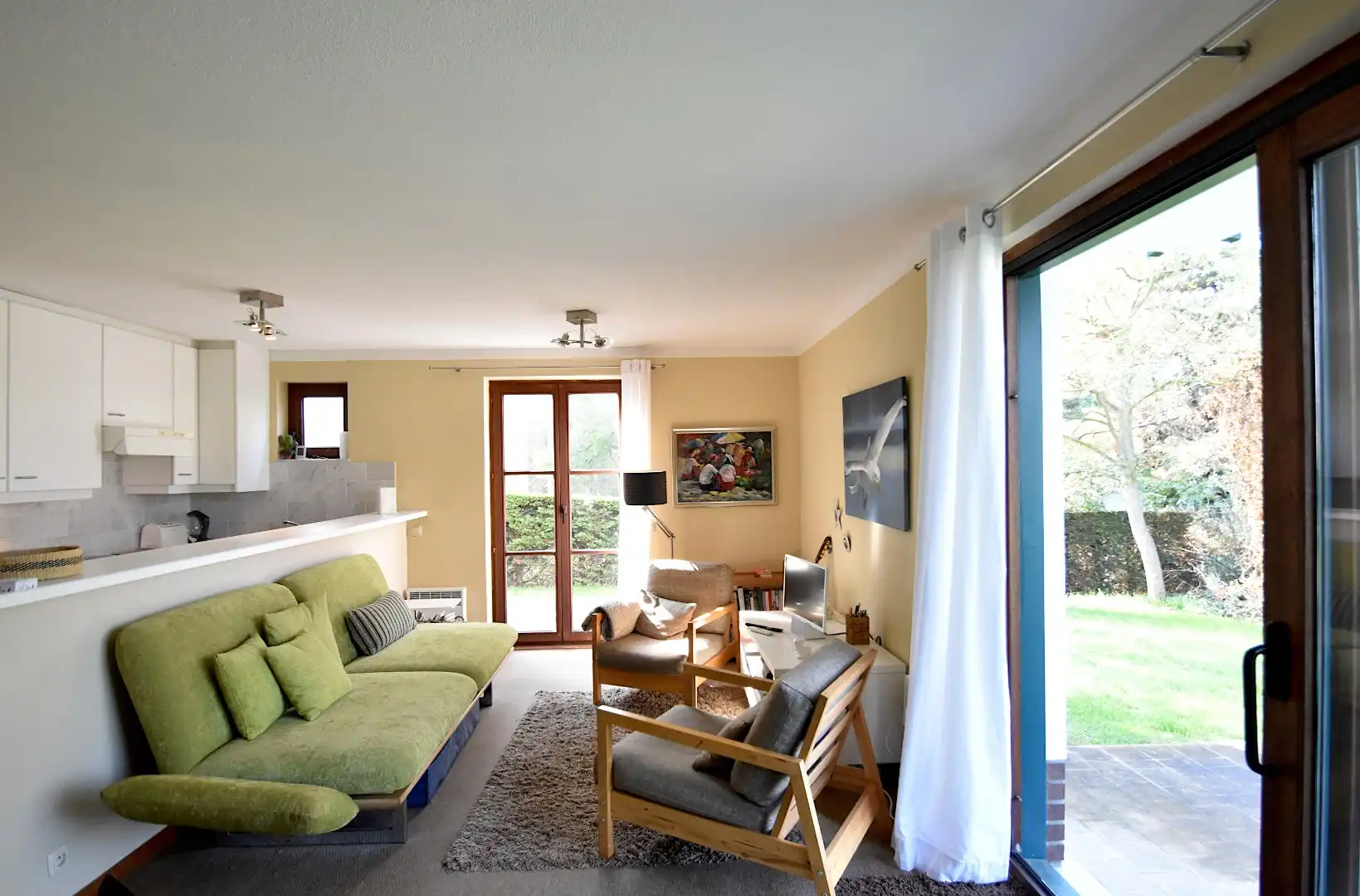 Gelijkvloers appartement met tuin in een rustig laantje van de Concessie, De Haan foto 2