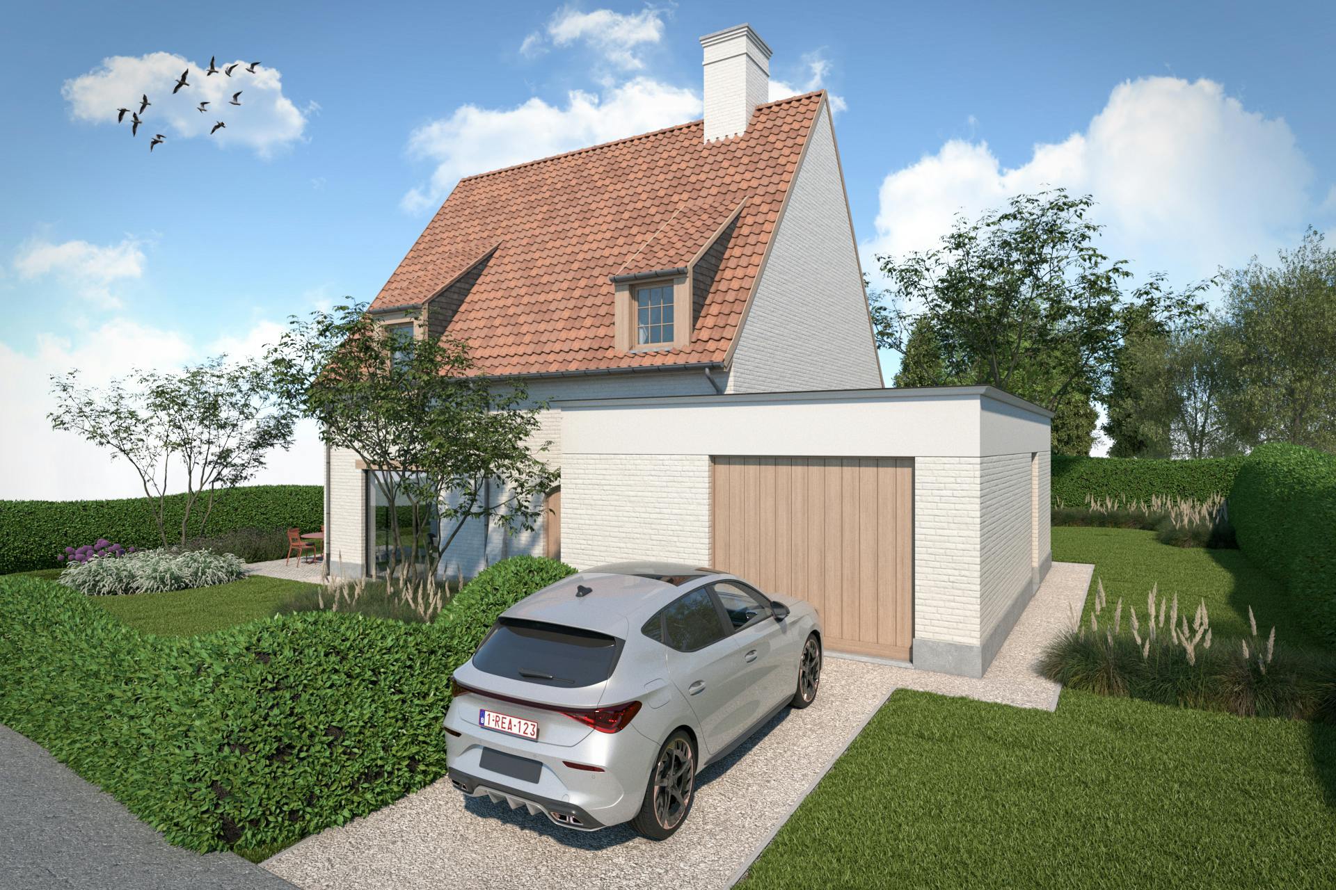 Unieke bouwgrond (900m²) te koop in Tiegem  foto 3