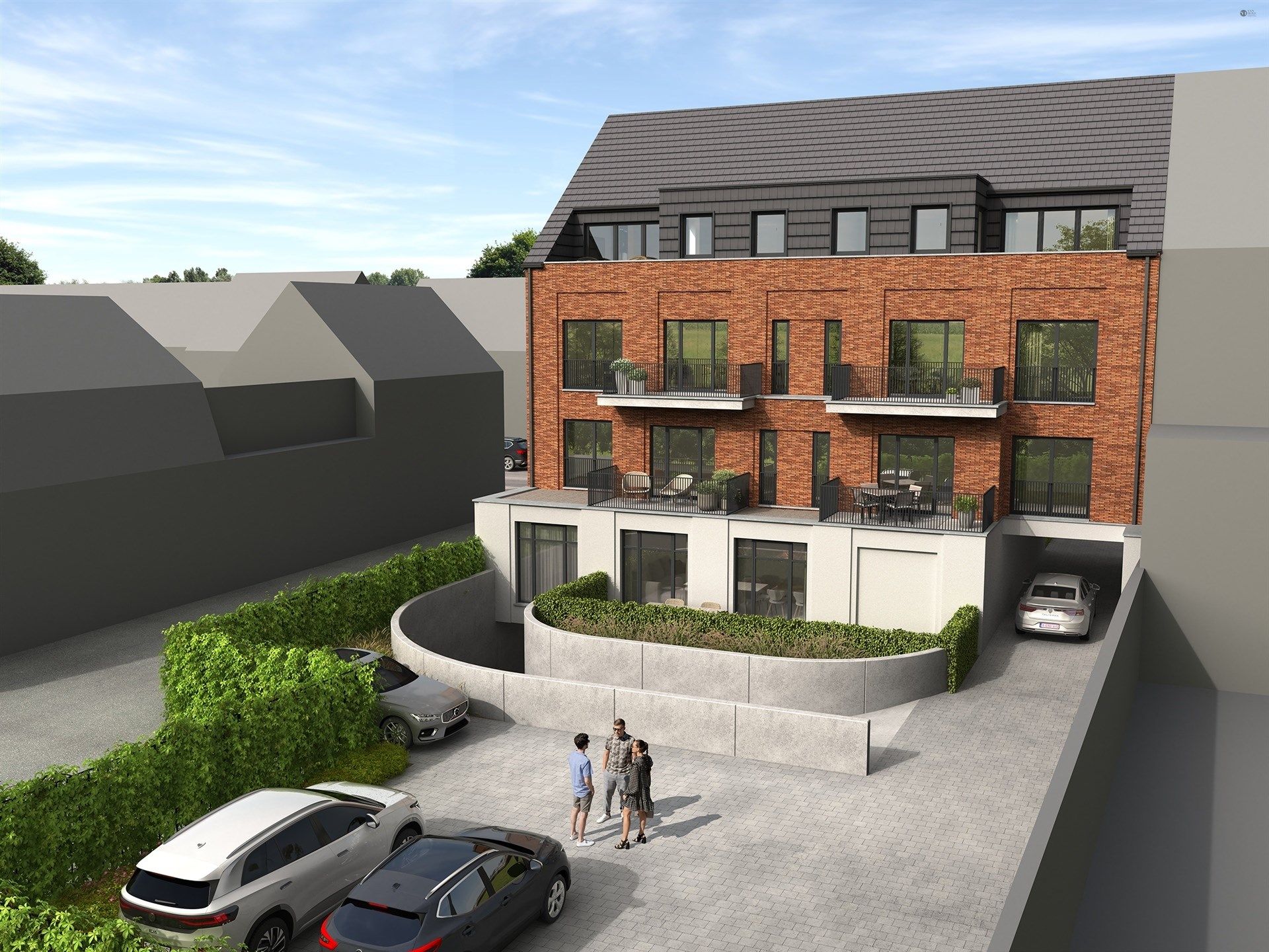 Ruim 2 slaapkamer appartement met zuidgericht terras foto 2