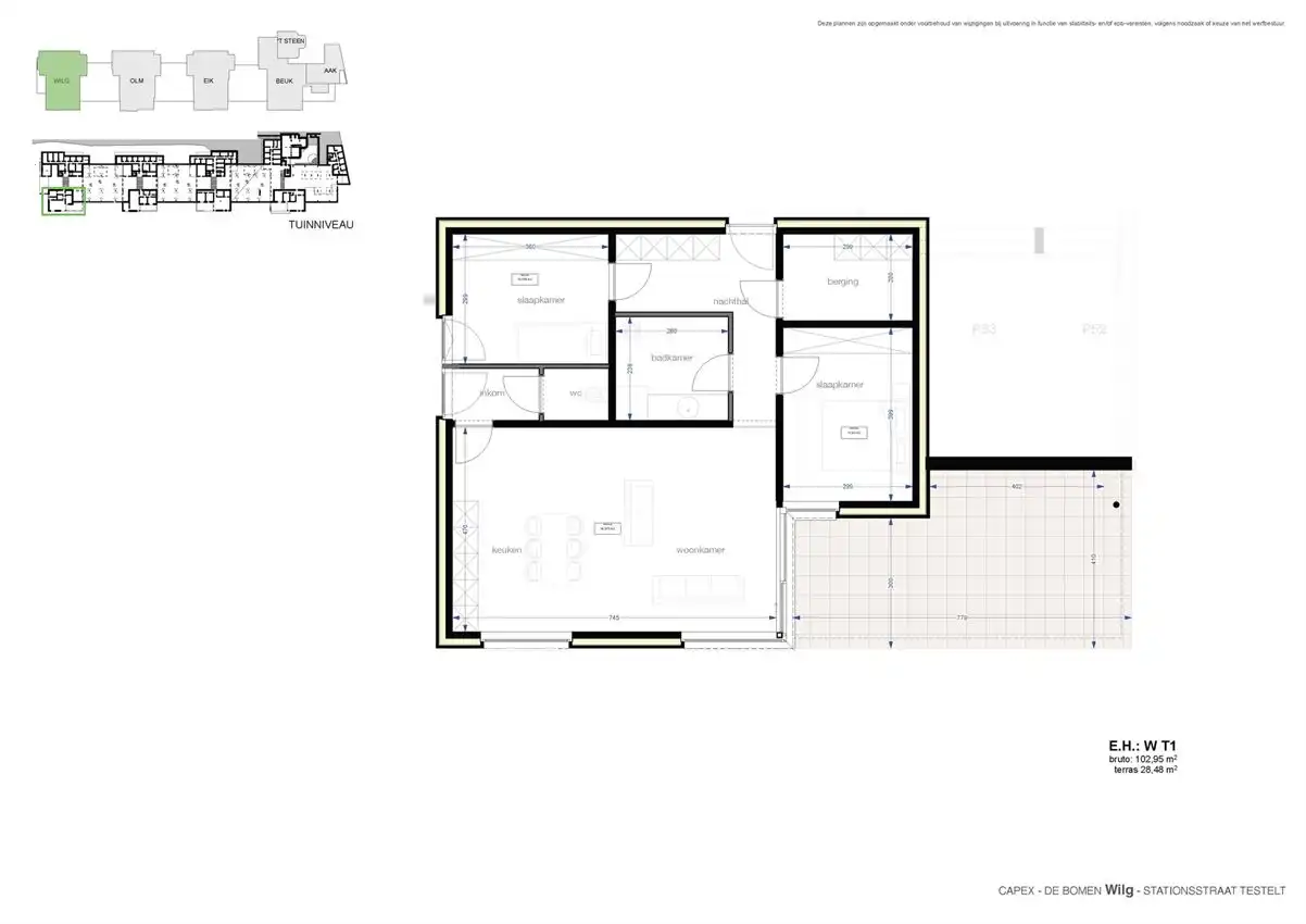 Uniek tuinappartement met aparte inkom foto 2