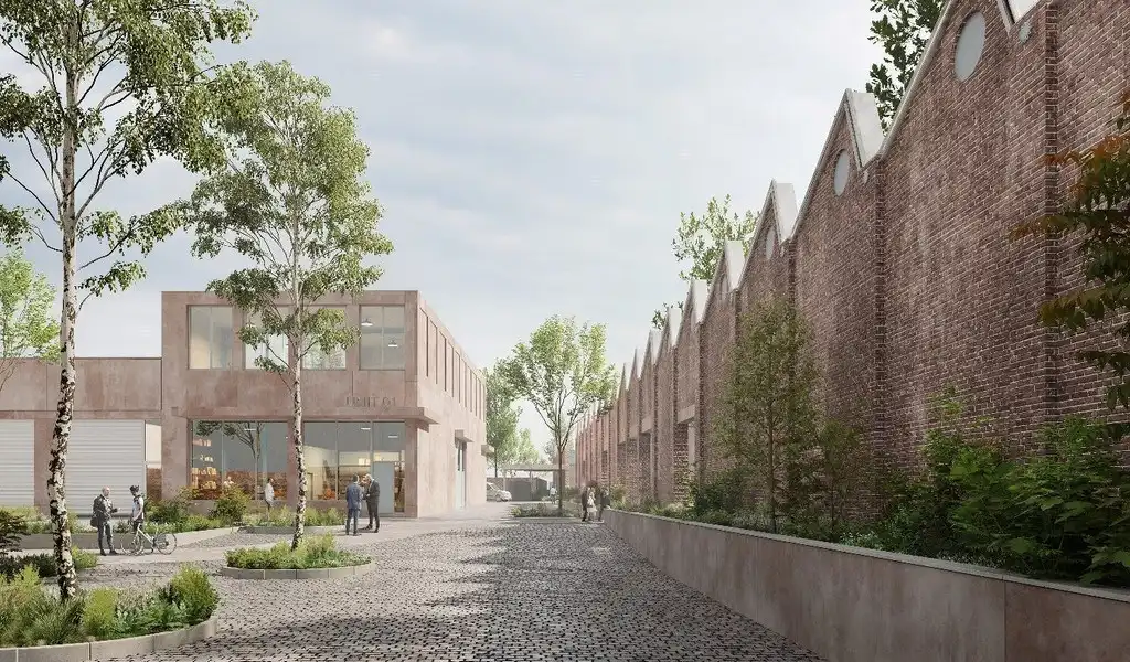 Nieuwbouw loods te koop in fase II Walle Kortrijk foto 10