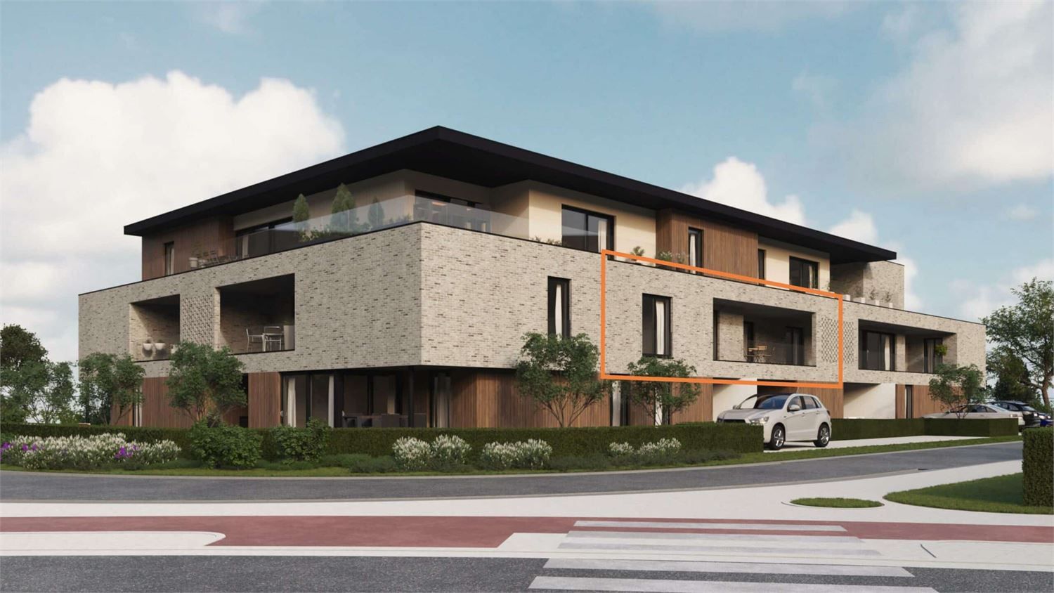 Instapklaar nieuwbouw appartement met 2 slaapkamers, terras, autostaanplaats en berging te Kinrooi foto 23