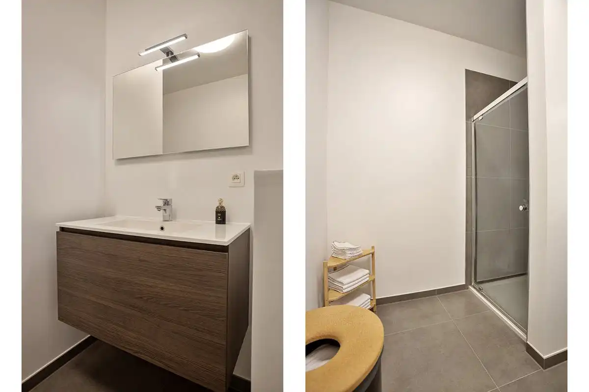 Instapklaar 1-slaapkamer appartement in Quartier Bleu foto 11