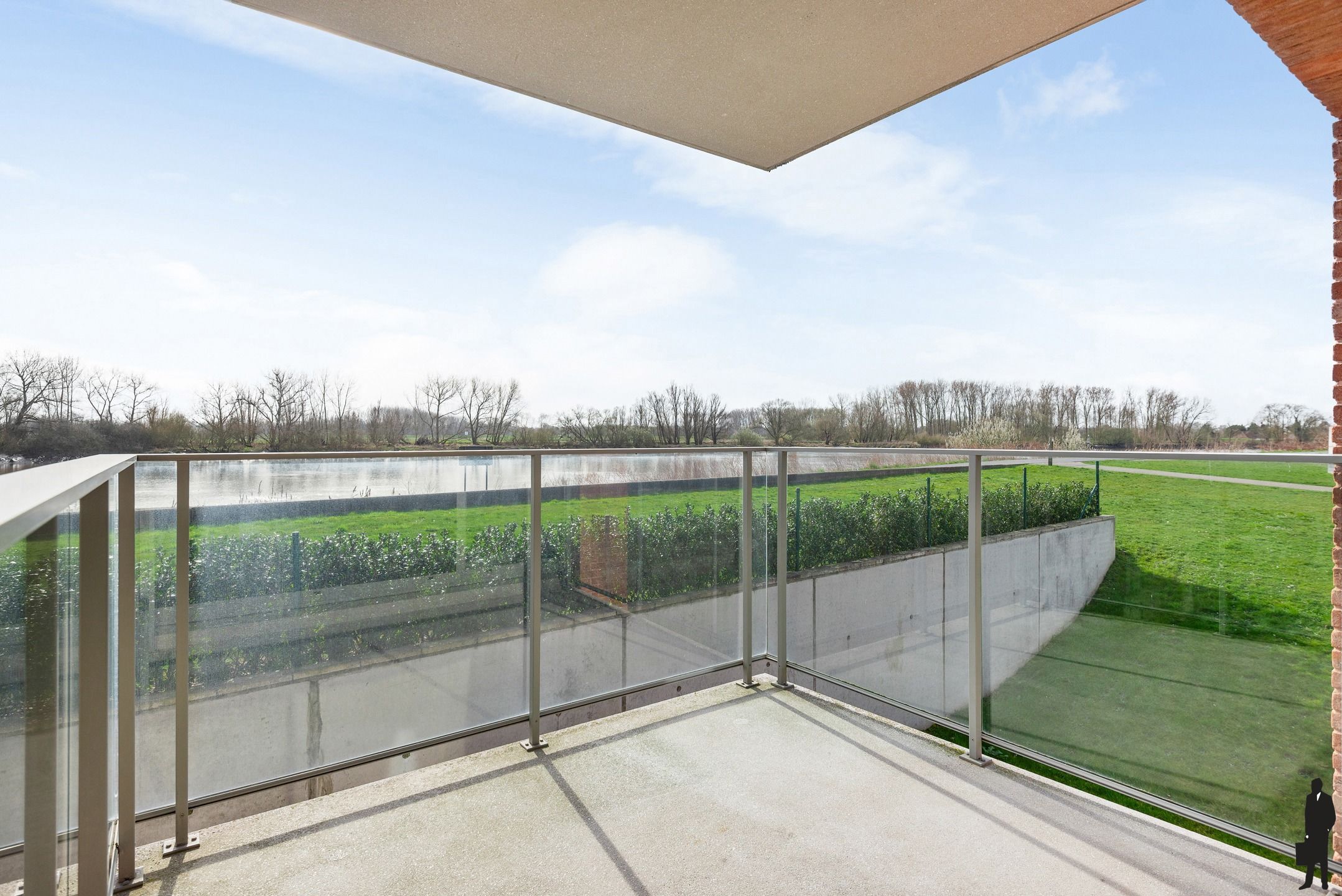 Appartement met 2 slpks en ZO terras met zicht op de Rupel foto 2