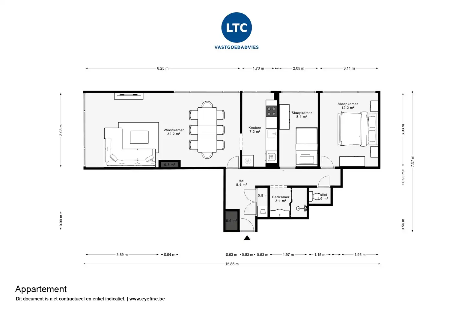 Instapklaar appartement op een ideale ligging te Tienen foto 17