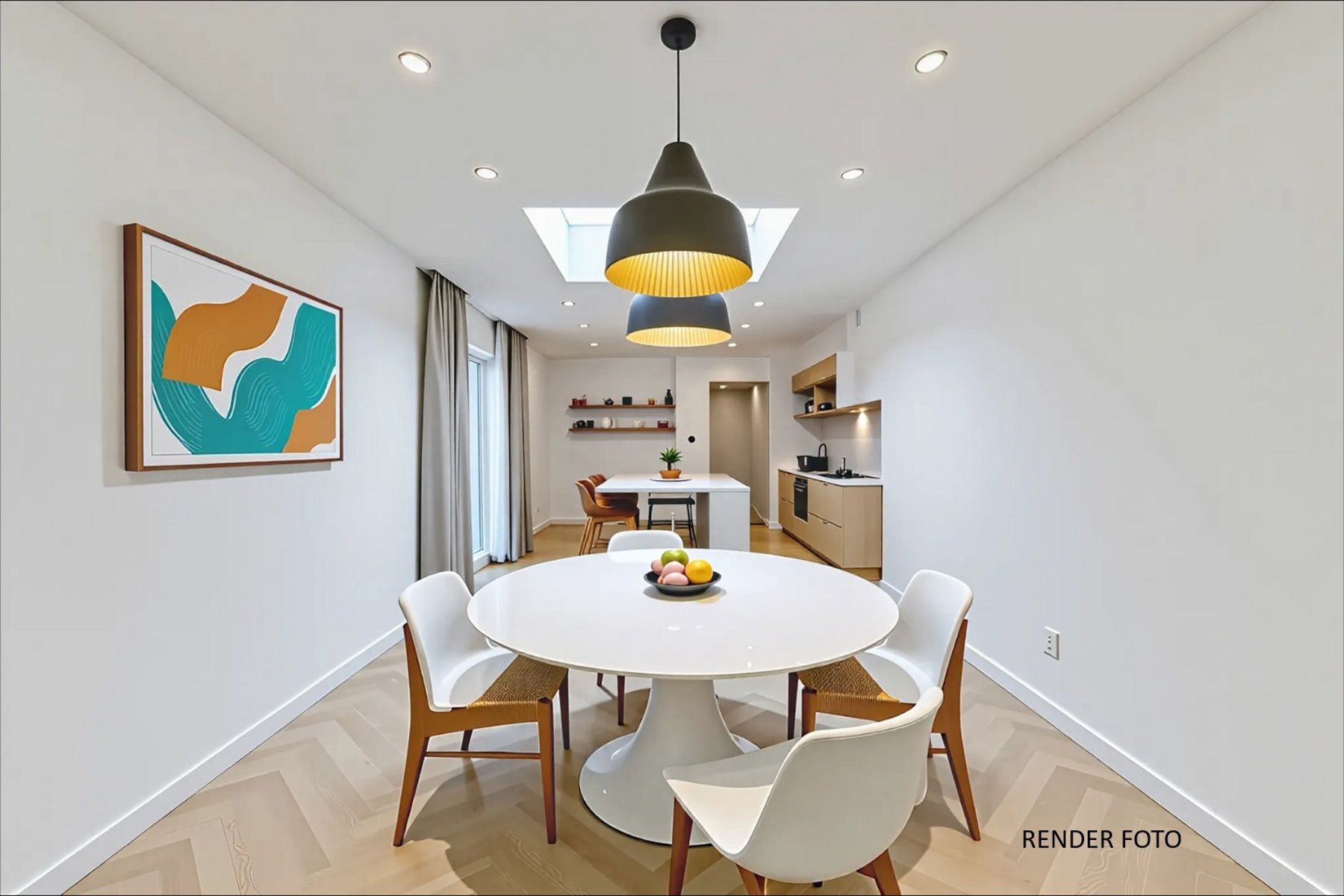 Stadswoning in afwerkingsfase met garage, EPC B in centrum foto 4