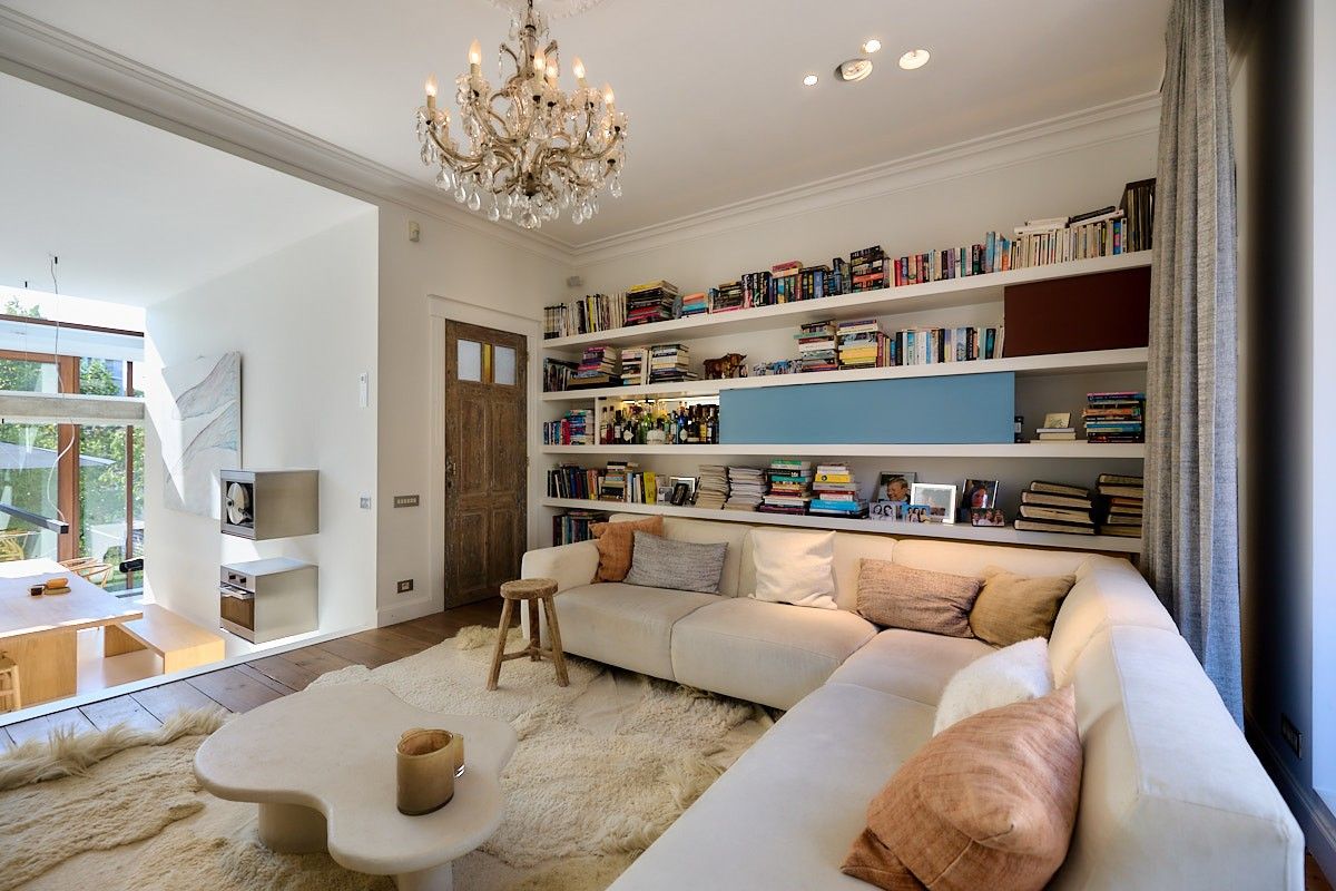Buitengewone interbellum architecten-burgerwoning met tuin die omgevormd werd tot een hedendaagse luxueuze concept-woning. foto 8