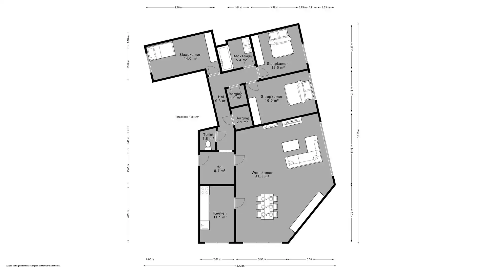 Lichtrijk hoekappartement met 2 slaapkamers in Sint-Niklaas foto 10