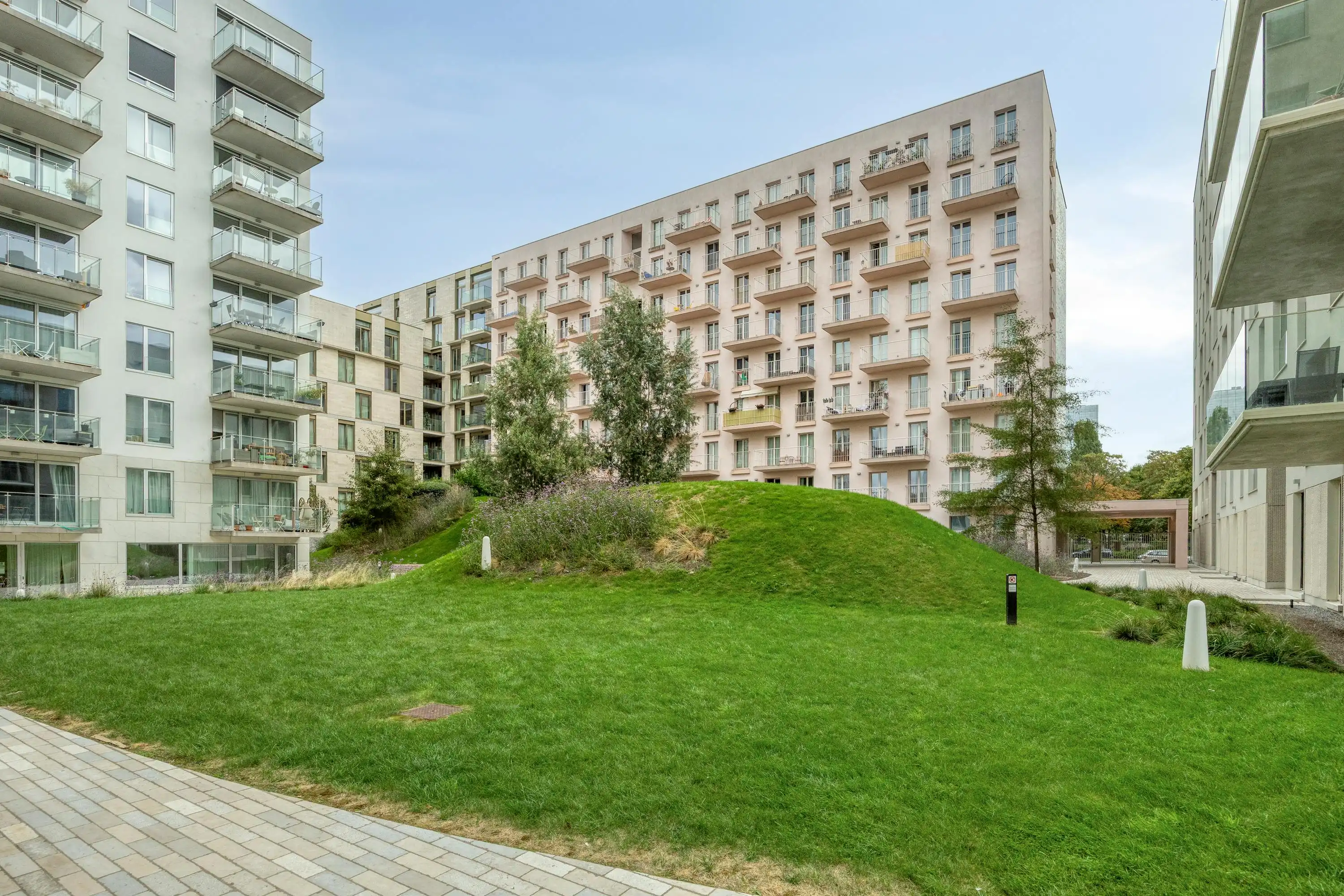 Penthouse Studio met zicht op Tour & Taxis Te koop  foto 33
