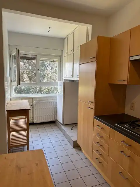 Groot woonhuis op 3 verdiepingen, bestaande uit 2 appartementen , met garage en grote tuin .  foto 14