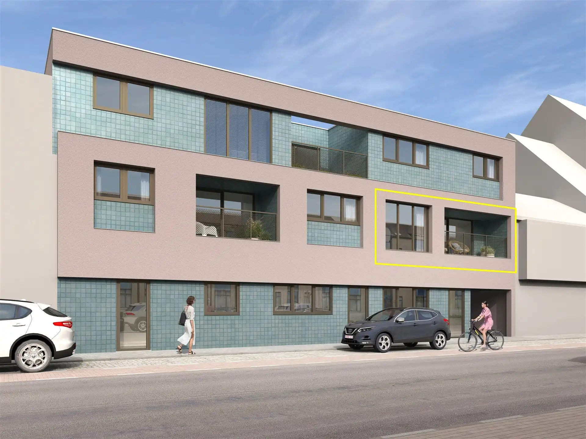 Nieuwbouw 2 slaapkamer appartement in centrum Wetteren foto 6