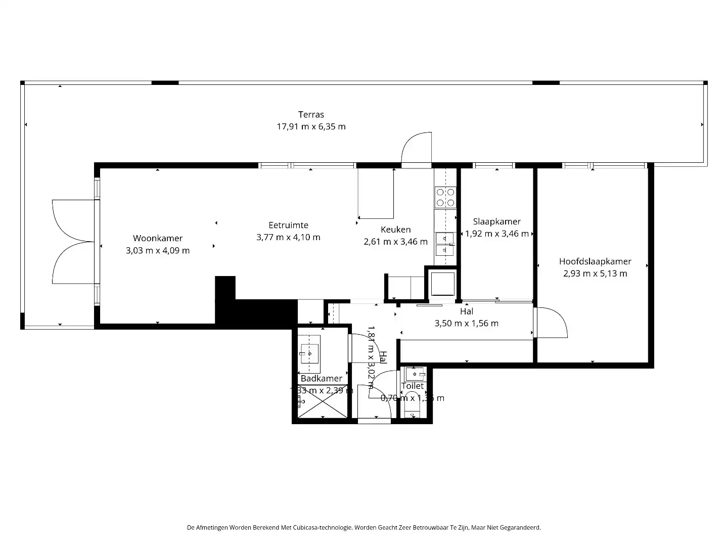 PENTHOUSE MET PANORAMISCH UITZICHT EN RUIM TERRAS IN CENTRUM LANAKEN !  foto 27