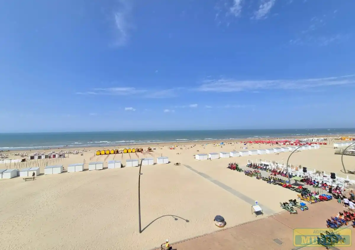 APPARTEMENT MET FRONTAAL ZEEZICHT TE KOOP TE DE PANNE foto {{pictureIndex}}