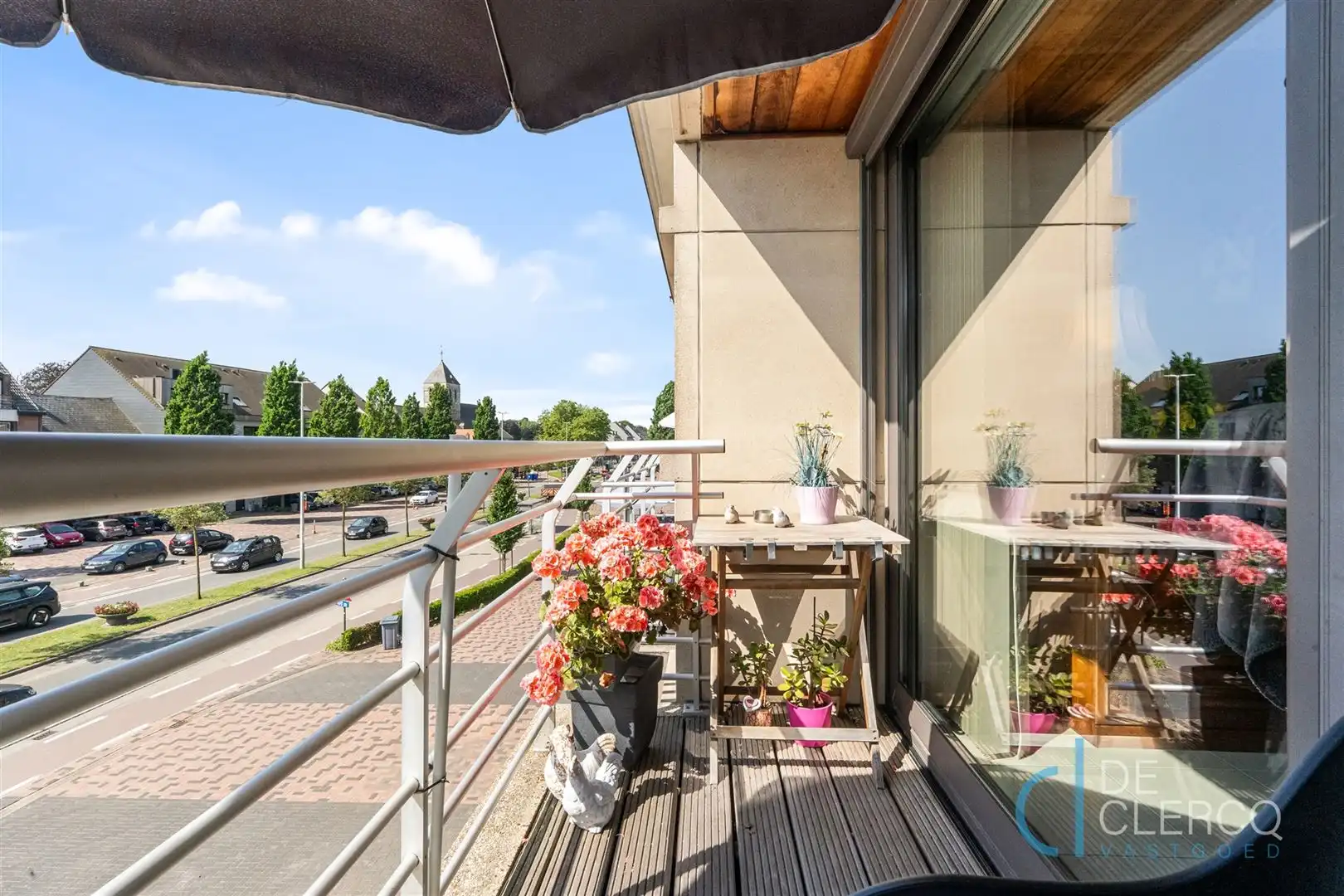 Appartement met garage en wijds zicht op centrum Lochristi  foto 10
