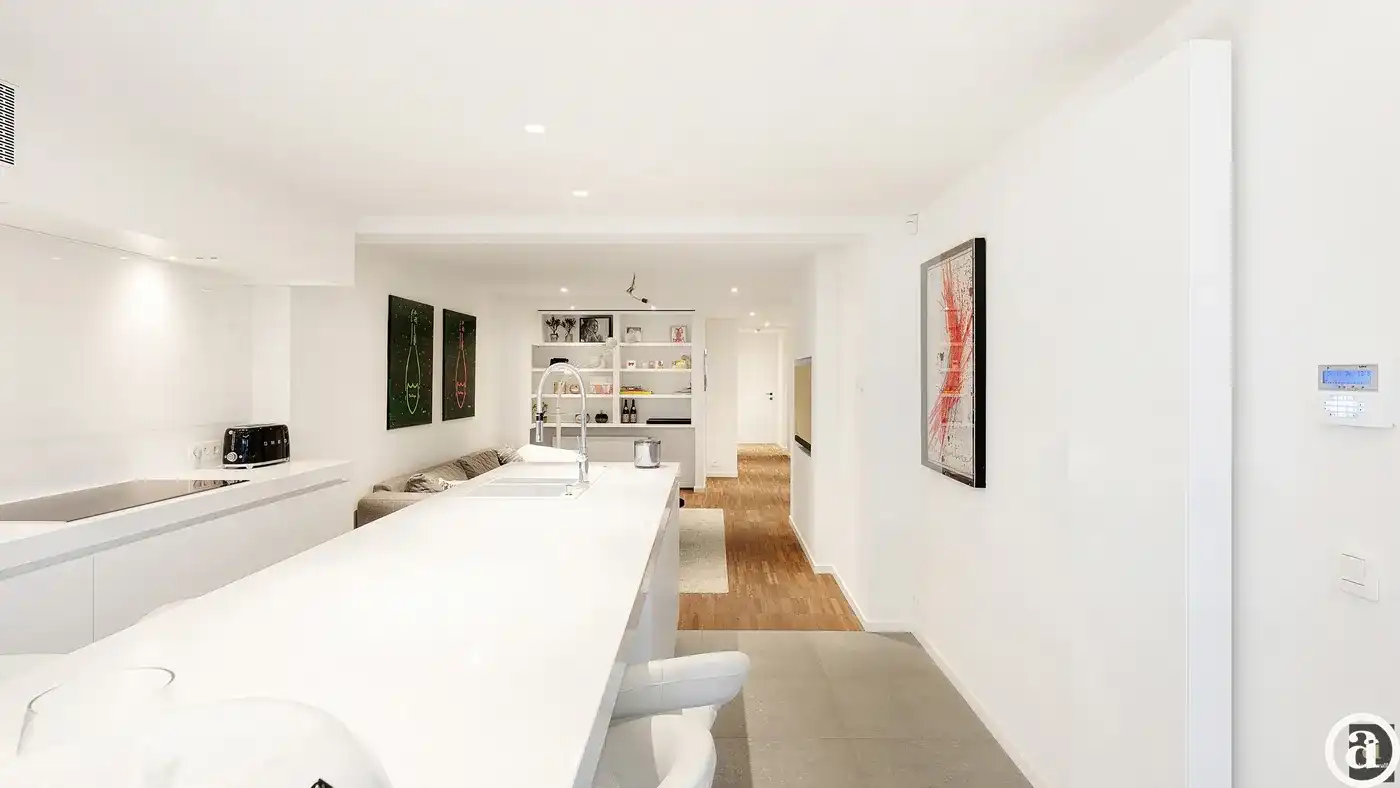 Stijlvol appartement met 3 slaapkamers en terras nabij Zoute foto 5
