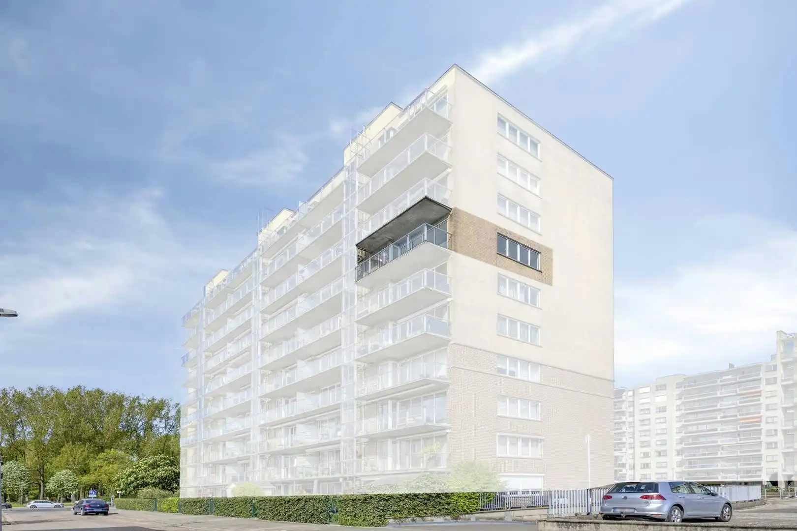 Lichtrijk appartement met terras te koop op Linkeroever foto 20