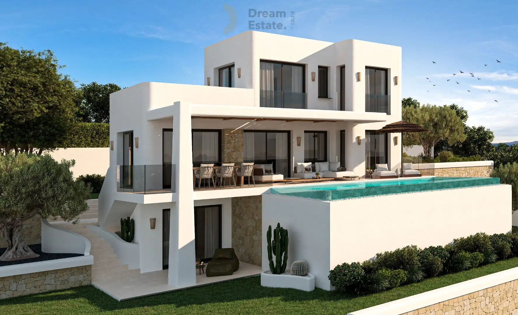 Moderne nieuwbouwvilla in Pedreguer, Costa Blanca foto {{pictureIndex}}