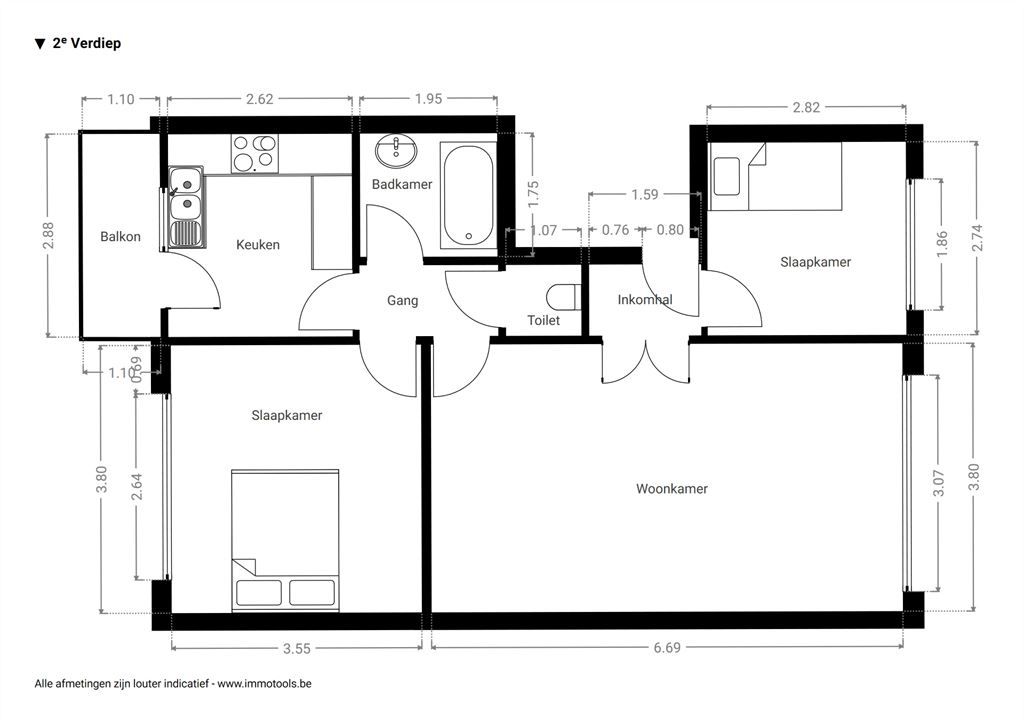 Appartement foto 14