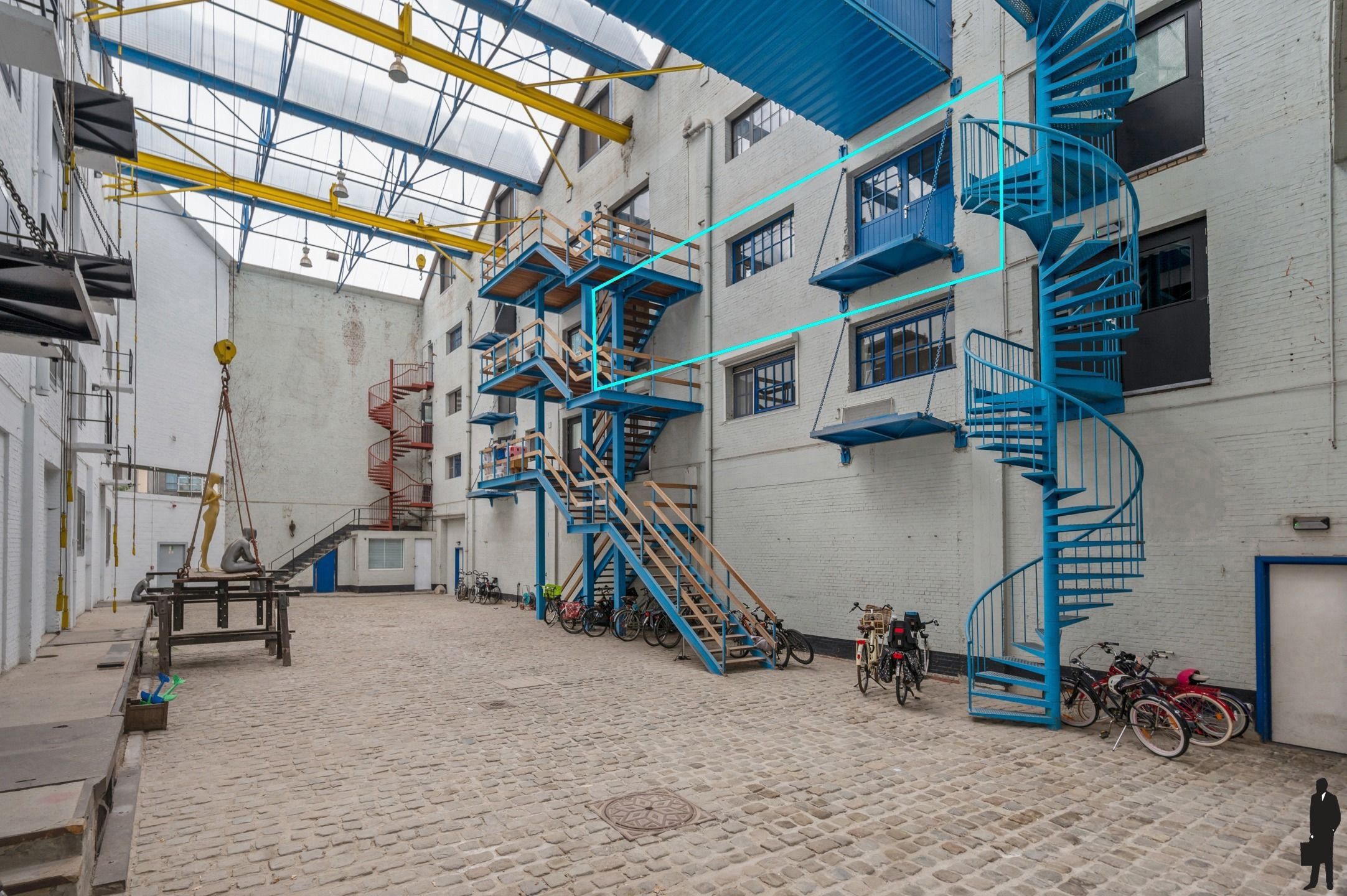 Tot in de puntjes afgewerkte loft (180m²) met terras en parking foto 24