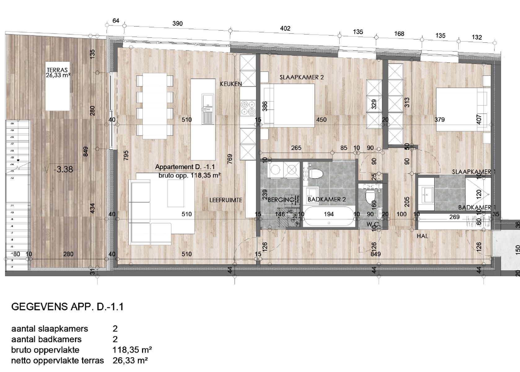 Exclusief nieuwbouwappartement op de Kouter in Gent foto 31